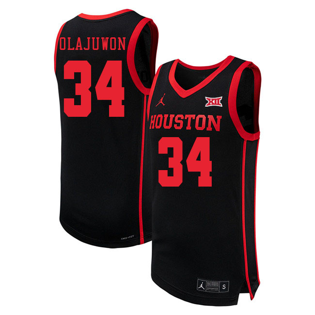 Hakeem Olajuwon College Jersey Houston Cougars 34 Hakeem Olajuwon Basketball Jersey Youth